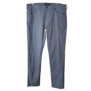 Bluffworks Mens Ascender Pants Slim Fit Chino Stretch Blue 36 x 34 Commuter Golf